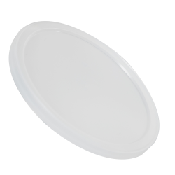 Natural LLDPE L410 Round Flat Lid