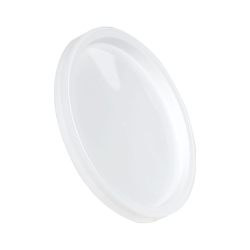 White LLDPE L410 Round Recessed Lid