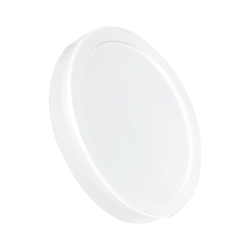 White LLDPE L410 Round Long Skirted Lid