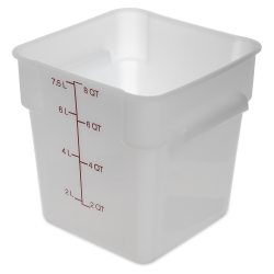 8 Quart Polyethylene Space-Saver Storage Stor-Plus™ Container (Lid Sold Separately)
