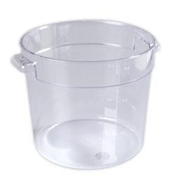 6 Quart Clear StorPlus™  Round Food Storage Container (Lid Sold Separately)