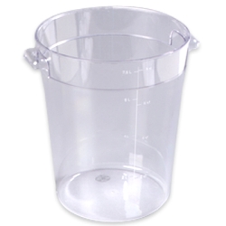 8 Quart Clear StorPlus™  Round Food Storage Container (Lid Sold Separately)