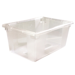 16.6 Gallon Clear StorPlus™ Color-Coded Food Storage Box 26" x 18" x 12" (Lids sold separately)