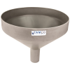 17-1/4" Top Diameter Light Gray Tamco® Funnel with 2-7/8" OD Spout