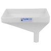 16" x 10" Rectangular Natural Tamco® Funnel with 2" OD Offset Spout