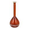 1000mL Amber Volumetric Flask with 24/29 Stopper