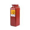 1.7 Quart Red Non-Stackable Sharps Container