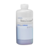 1000mL Narrow Mouth Write-On Natural HDPE Bottles with 28mm White Caps - Case of 6