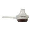 11cc Clear Polypropylene Scoop with Attached Funnel