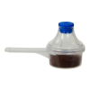 15cc Clear Polypropylene Scoop with Attached Funnel & Cap