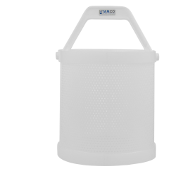 12" x 12" Tamco® Dipping Basket with 3/16" Perforation