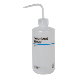 500mL Deionized Water Nalgene™ Right-to-Understand LDPE Wash Bottle with Natural Dispensing Nozzle