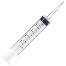 12mL Transfer Straight Tip Syringe - Bag of 50