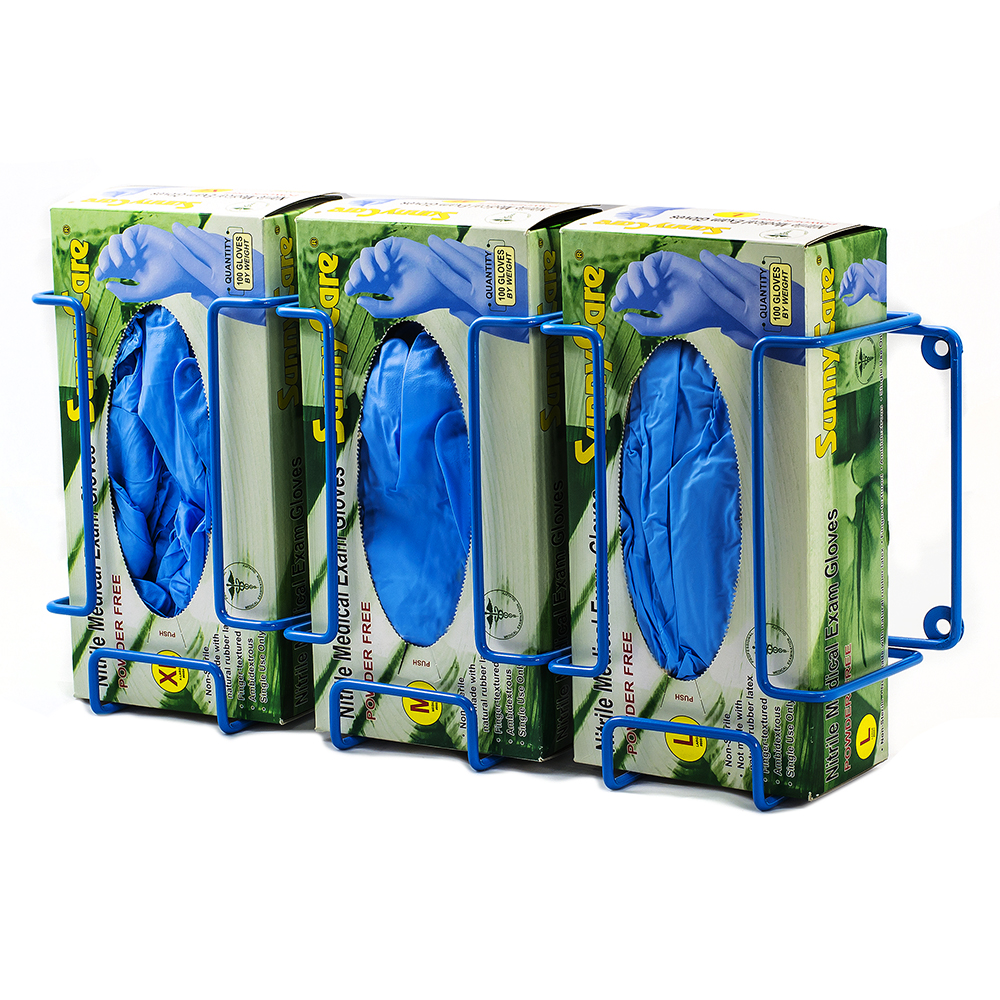 Triple Poxygrid Glove Dispenser Rack U.S. Plastic Corp.