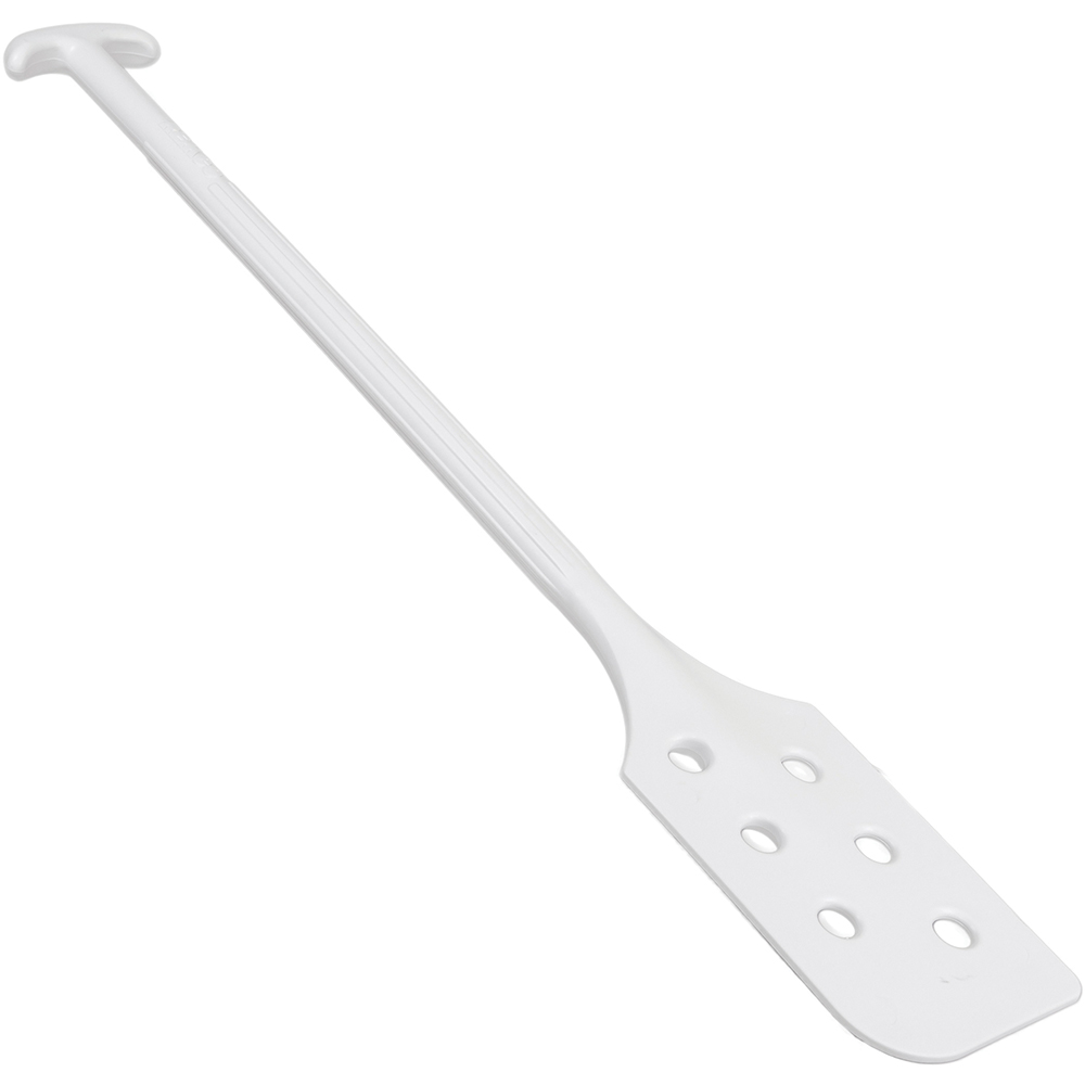 White Remco® Mixing Blade with Holes 6" x 13" x 40" U.S. Plastic Corp.