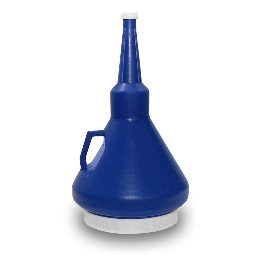 Dark Blue 11/4 Quart Double Capped Funnel U.S. Plastic Corp.