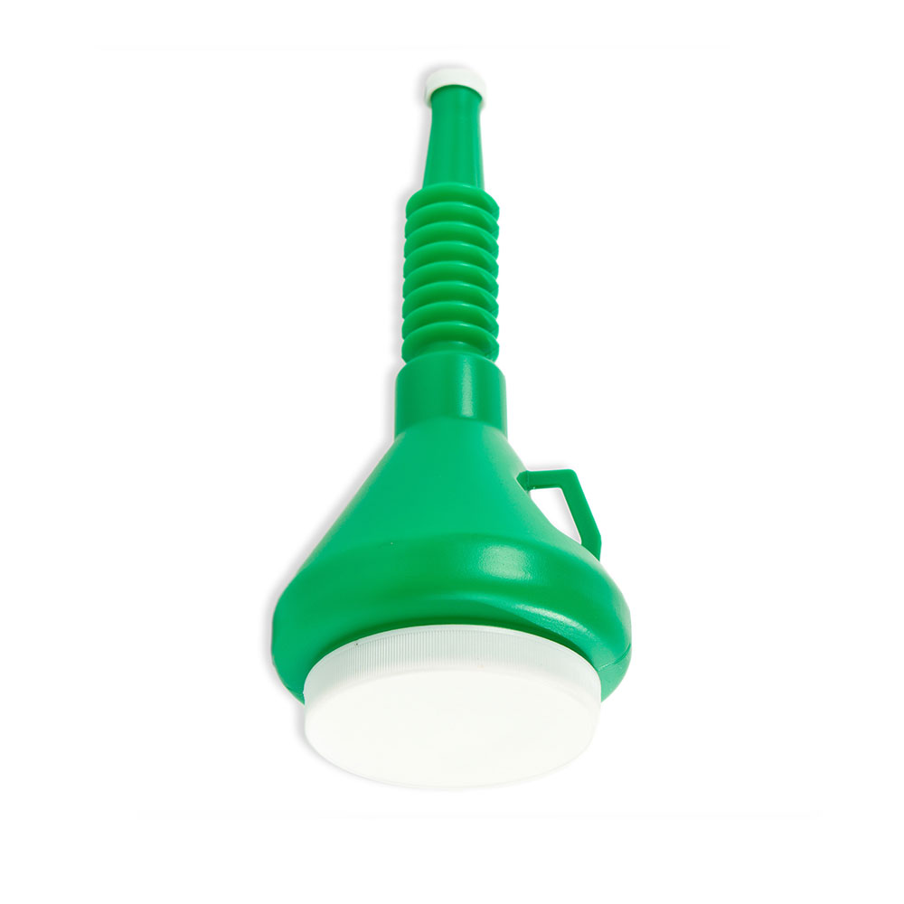 Green 11/2 Quart Double Capped Funnel U.S. Plastic Corp.