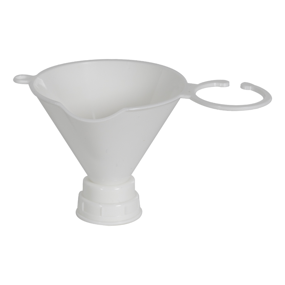 Opaque White Threaded Funnel for 24mm & 28mm Neck Finishes