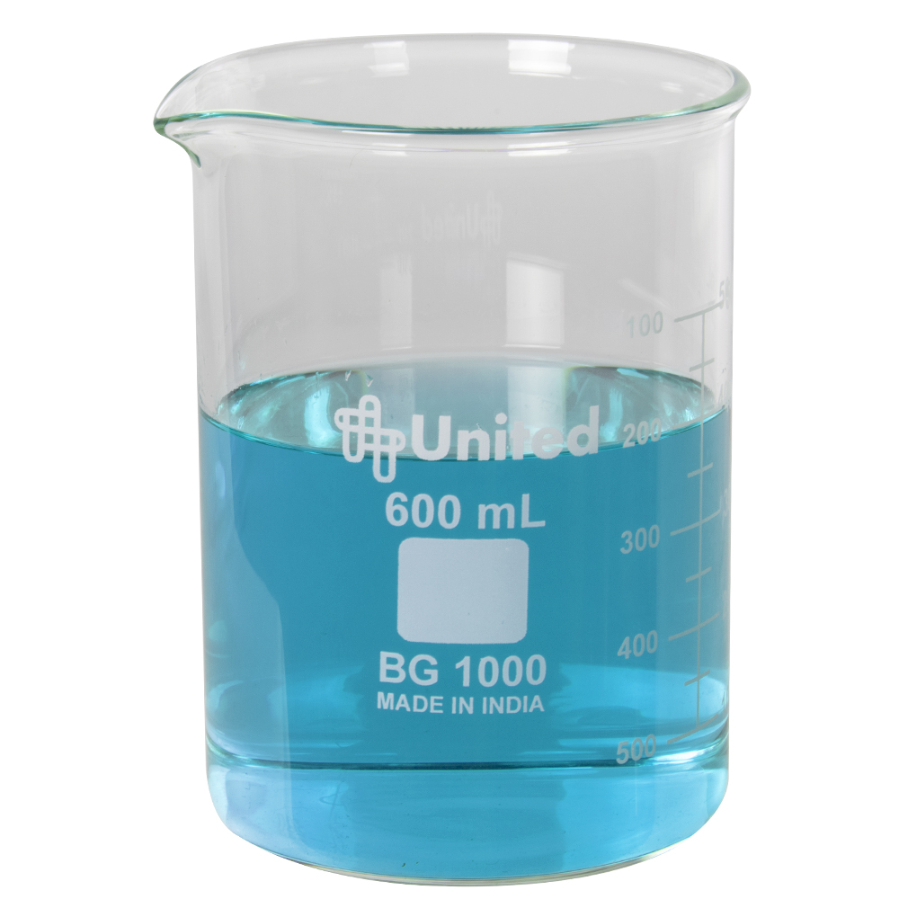 600mL Low Form Glass Beaker