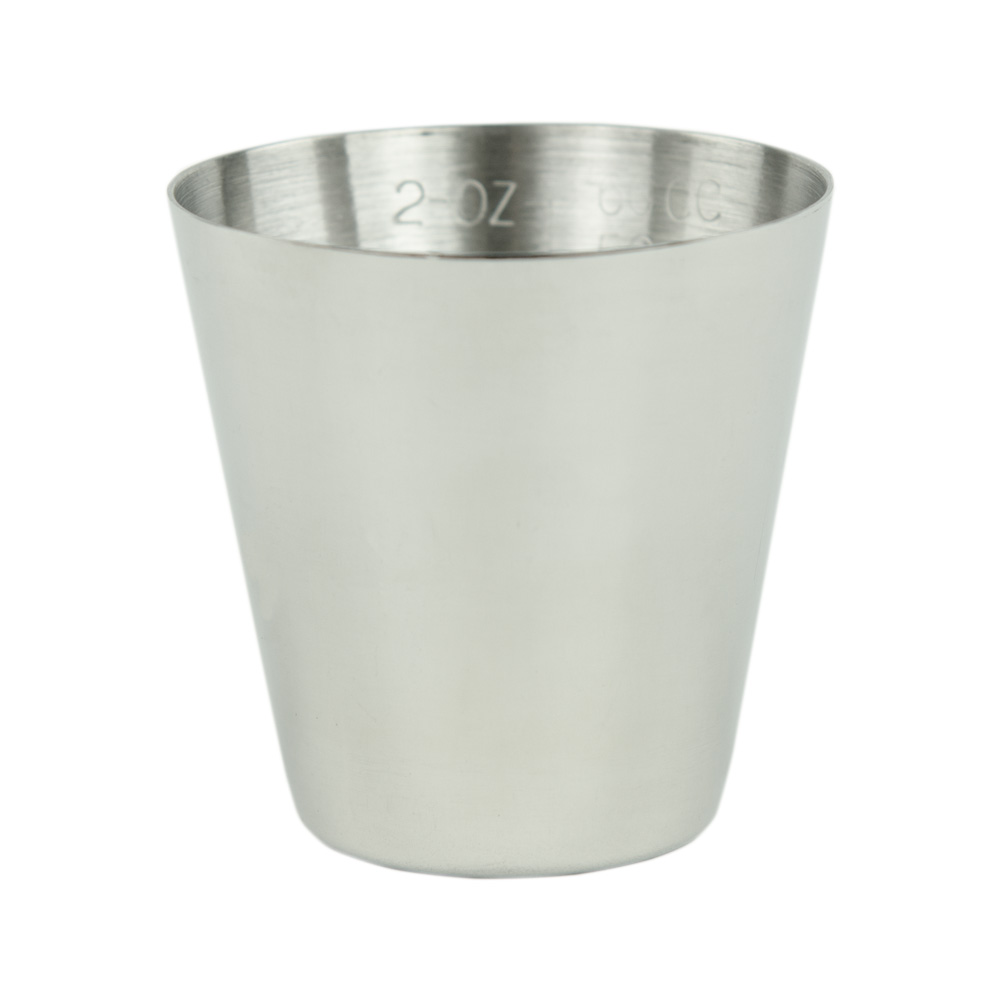 2 oz./60cc Stainless Steel Medicine Cup | U.S. Plastic Corp.