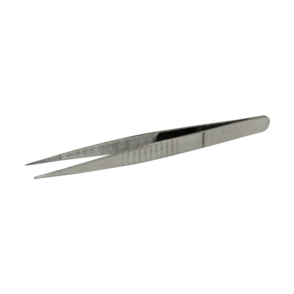 5" Sharp Stainless Steel Forceps U.S. Plastic Corp.