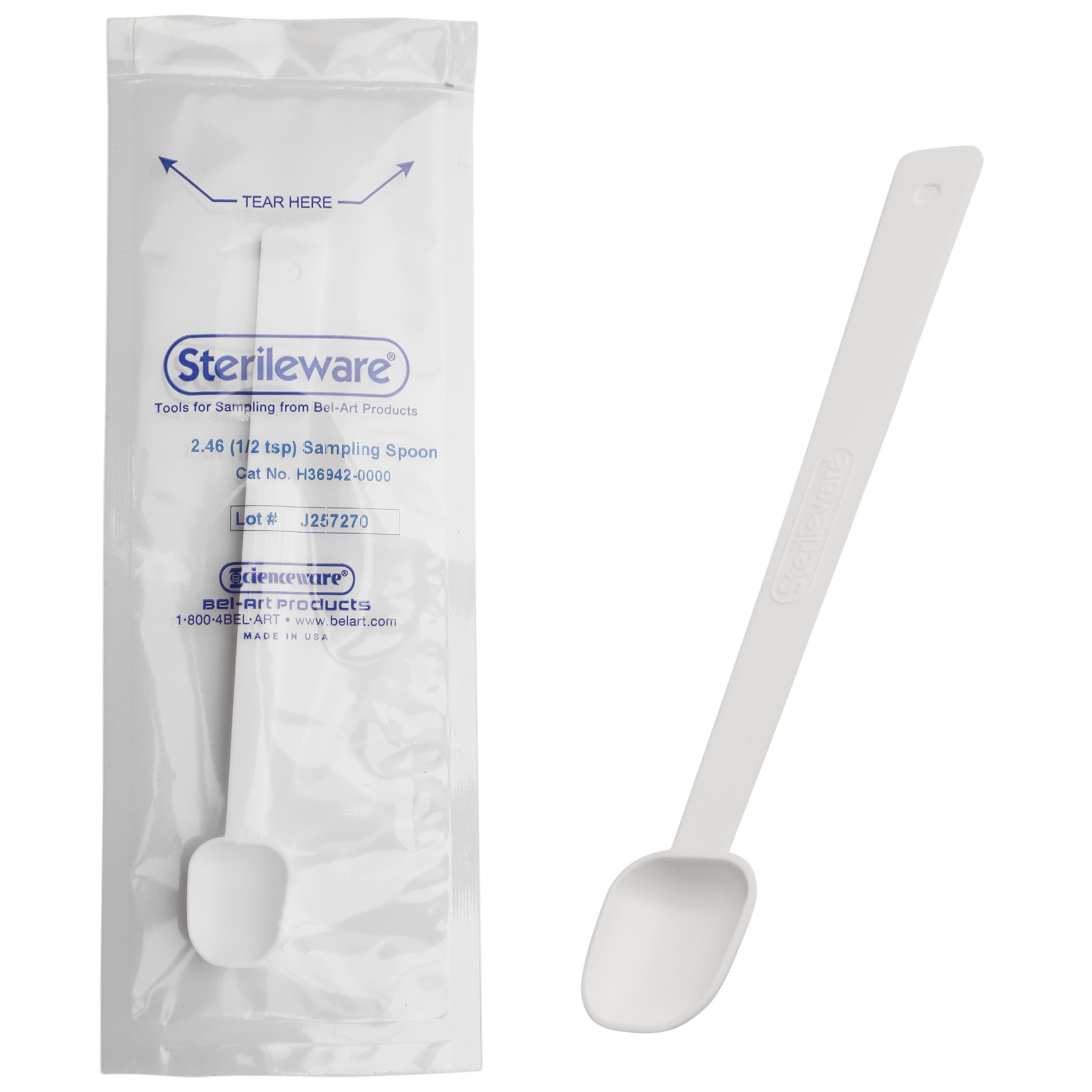 1/2 tsp Sterileware® Sampling Spoons U.S. Plastic Corp.