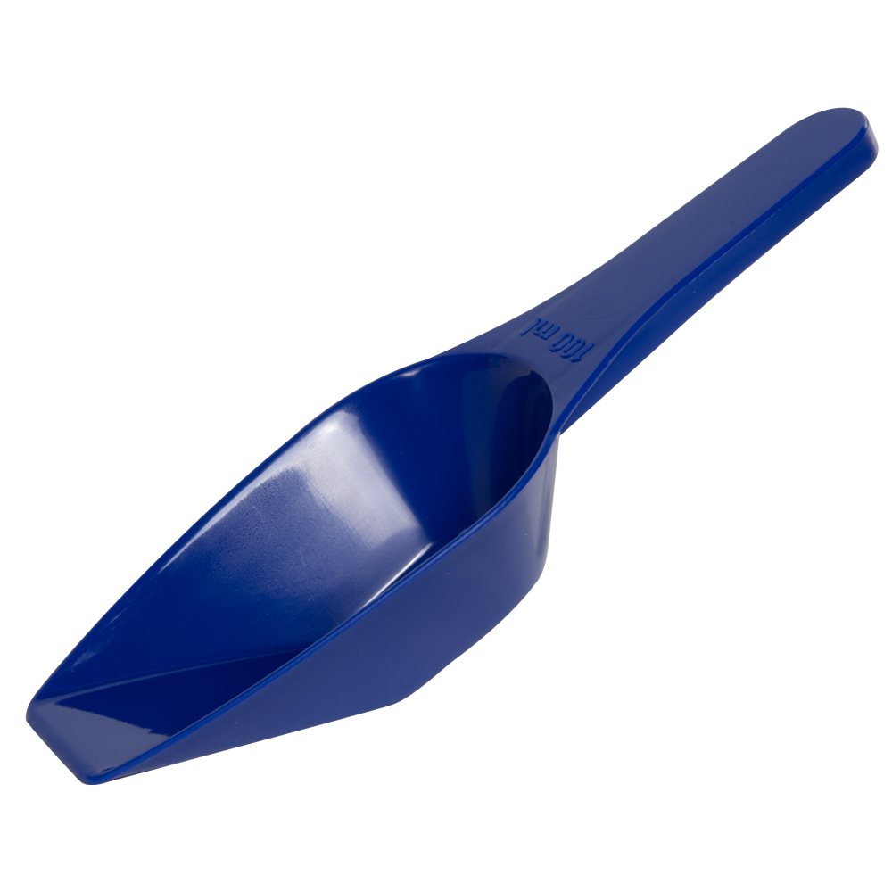 100mL Ultramarine Polypropylene Laboratory Scoops Pack of 12 U.S