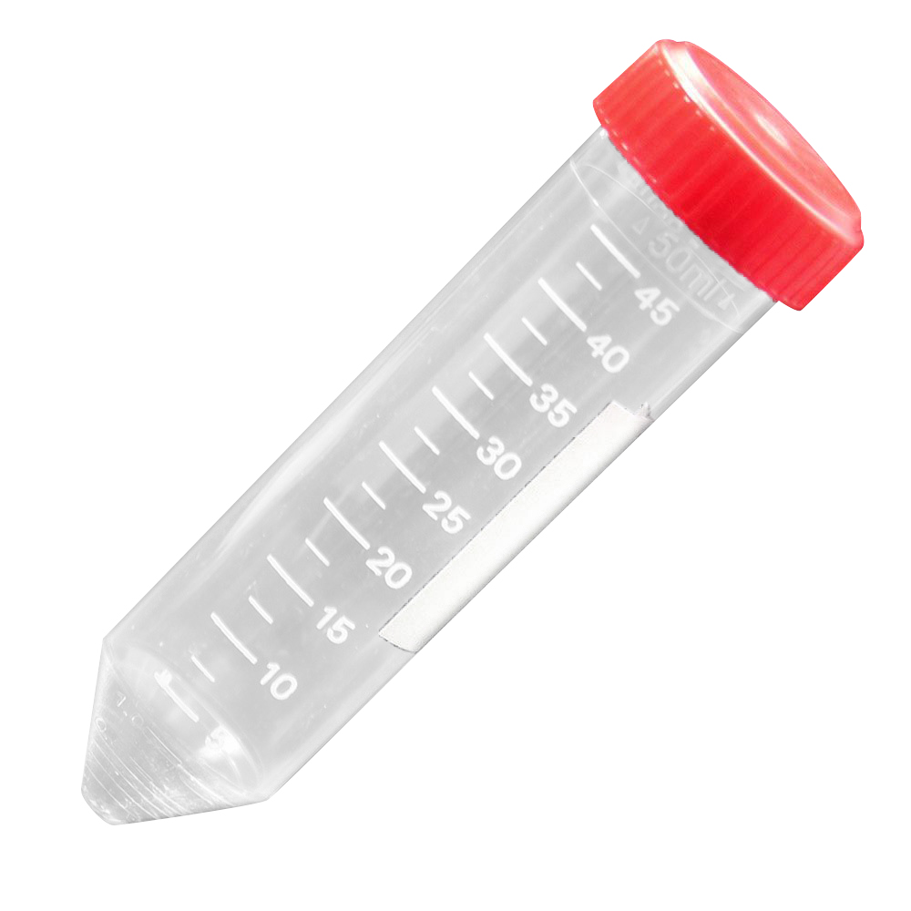 50mL Polystyrene General Purpose Centrifuge Tubes with Caps - Case of 500