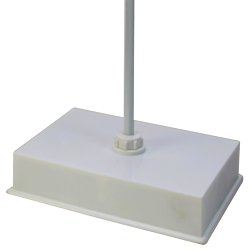 Azlon® Weighted Burette Retort Stand with Centered Hole