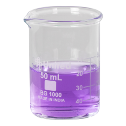 50mL Low Form Glass Beaker