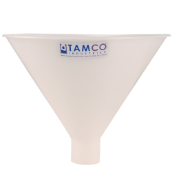 10" Top Diameter Natural Tamco ® Utility Funnel with 1-3/4" OD Spout
