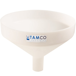 17-1/4" Top Diameter Natural Tamco ® Funnel with 2-7/8" OD Spout