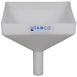 10" Square Natural Tamco ® Funnel with 1-1/2" OD Spout