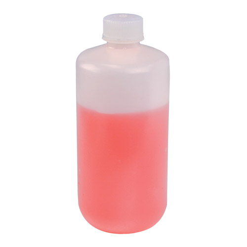 60mL Narrow Mouth Natural HDPE Reagent Bottles with 20/415 Caps - Pack of 12
