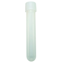 15mL Kartell ® Polypropylene Test Tube with White Screw Closure - Case of 100
