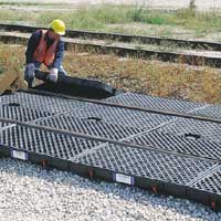 UltraTech Ultra Track Spill Containment Pan, Side Pan With Grates