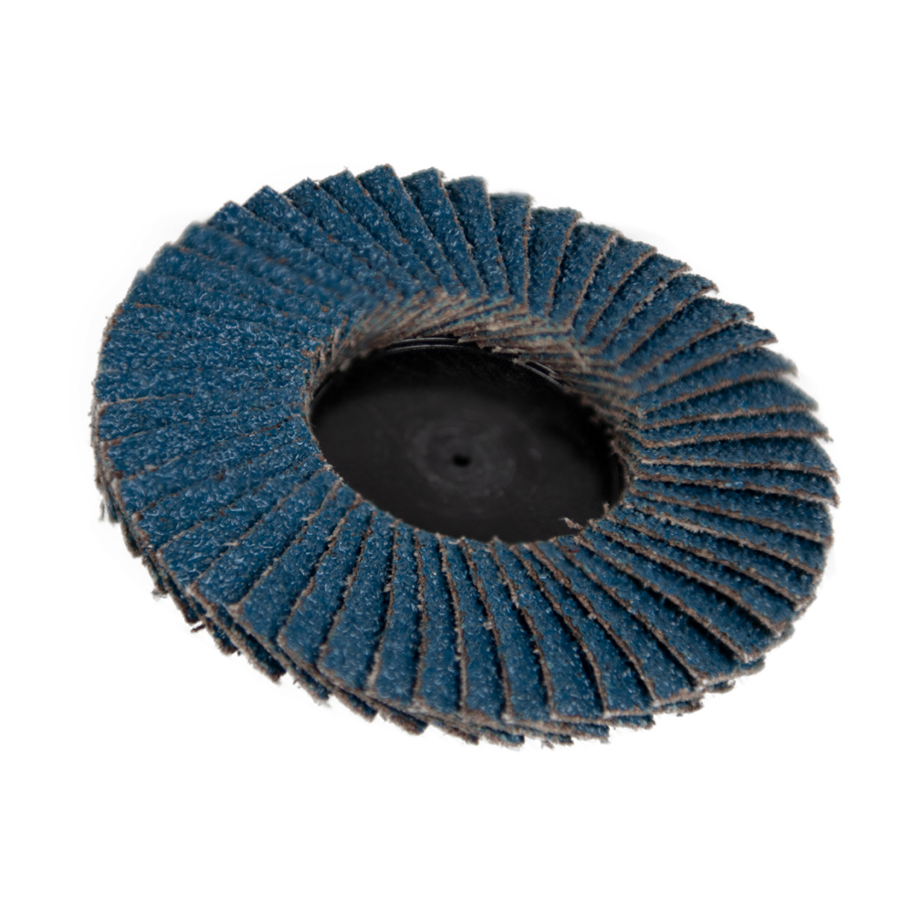 3" Zirconia Roloc® Type 80 Grit Mini Flap Discs U.S. Plastic Corp.