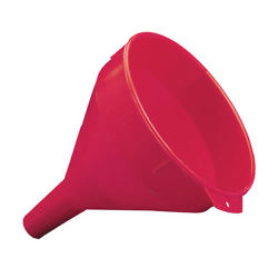 2 Quart Red Chemical Transfer Funnel