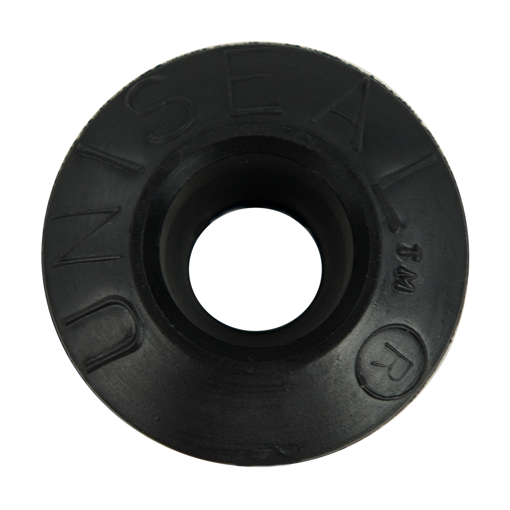 3/8" Black Uniseal® PipetoTank Seal U.S. Plastic Corp.