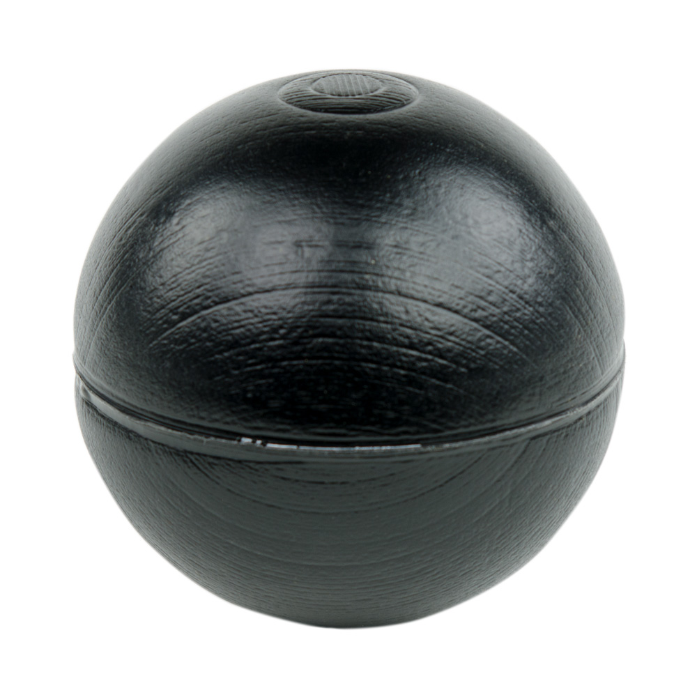 4" (100mm) Dia. Black HDPE Floating Spheres U.S. Plastic Corp.