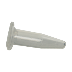1.5mL Natural Polypropylene Microcentrifuge Tubes with Snap Caps - Case of 500