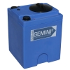 Gemini² 10 Gallon Blue Square Dual Containment Tank - 14" L x 14" W x 22" Hgt.