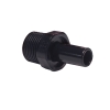 8mm OD x 1/8" BSPT Black Acetal Metric Male Stem Adapter