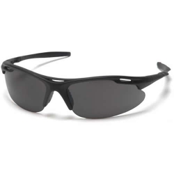 Black Frame/Gray Lens Avante Safety Glasses