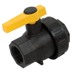 1/2" Full Port Single Union Spinweld Ball Valve with 1/2" Flow Size