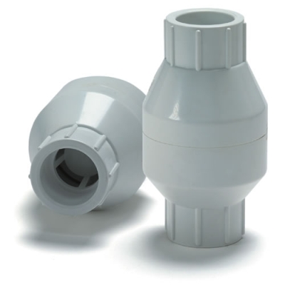 1/2" Socket PVC Spring Check Valve | U.S. Plastic Corp.