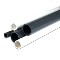 3/4" White PVC Schedule 40 Plain End Pipe
