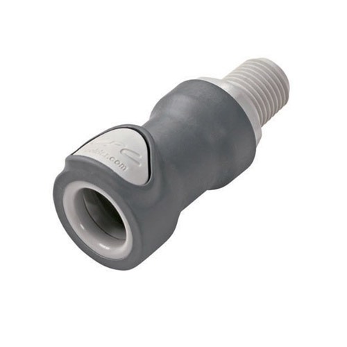 1/4" NPT NS4 Series Polypropylene Non-Spill Coupling Body (Insert Sold Separately)
