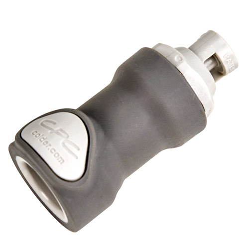 1/8" ID In-Line Hose Barb NS4 Series Polypropylene Non-Spill Coupling Body (Insert Sold Separately)