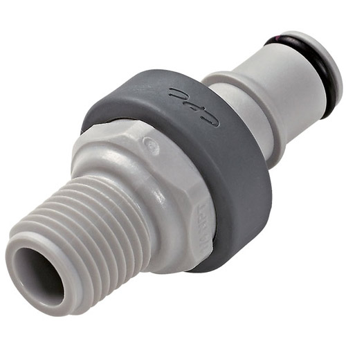 1/4" NPT NS4 Series Polypropylene Non-Spill Coupling Insert (Body Sold Separately)
